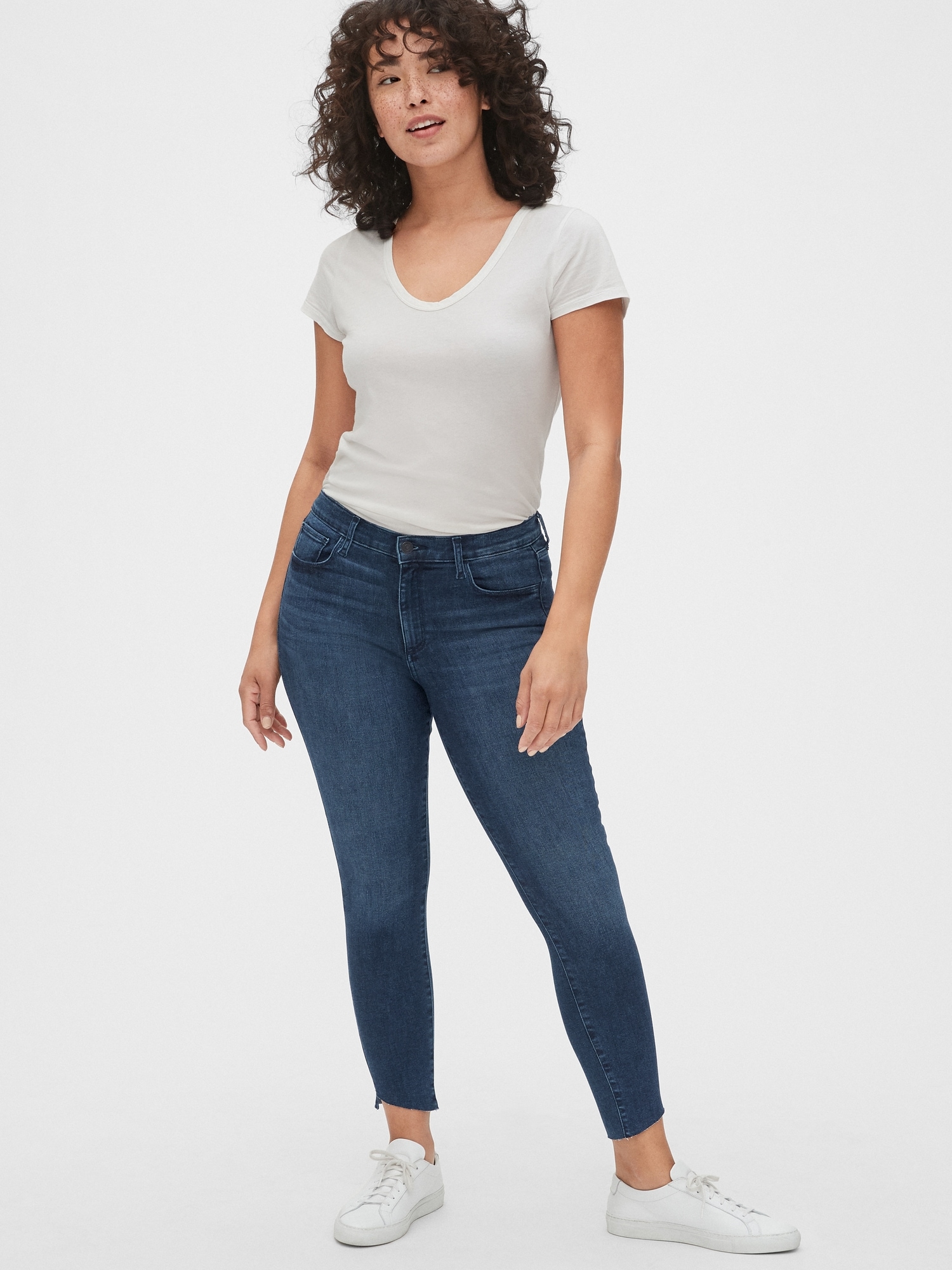 gap white jeggings
