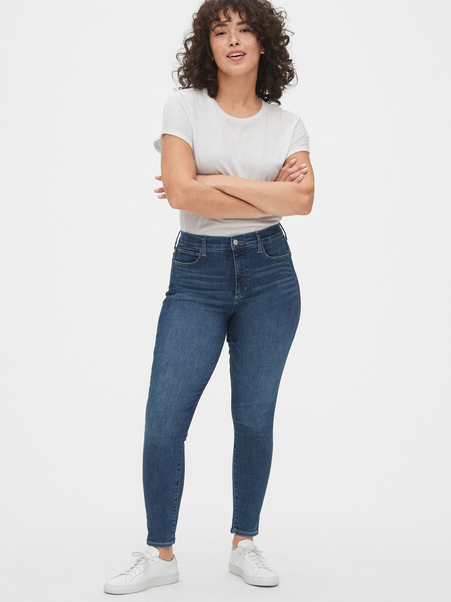 gap white jeggings