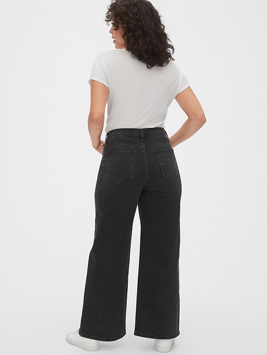Image number 7 showing, High Rise Wide-Leg Jeans with Secret Smoothing Pockets