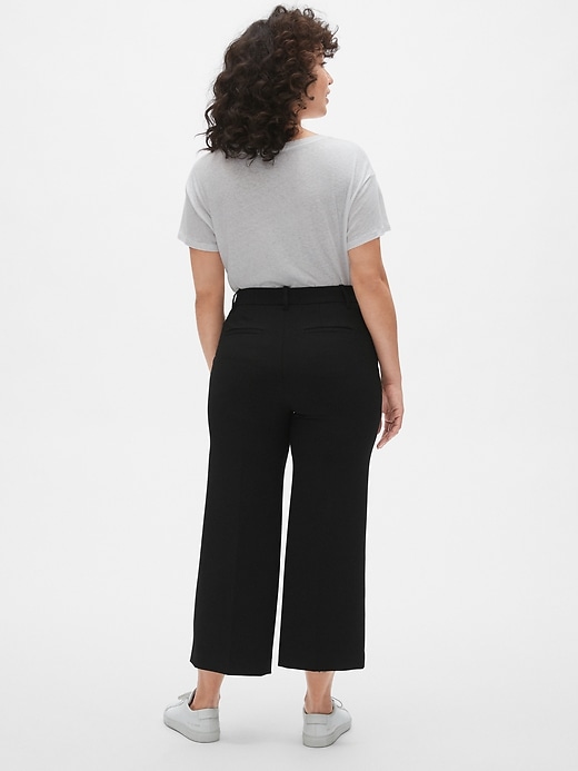 Image number 7 showing, High Rise Wide-Leg Crop Pants