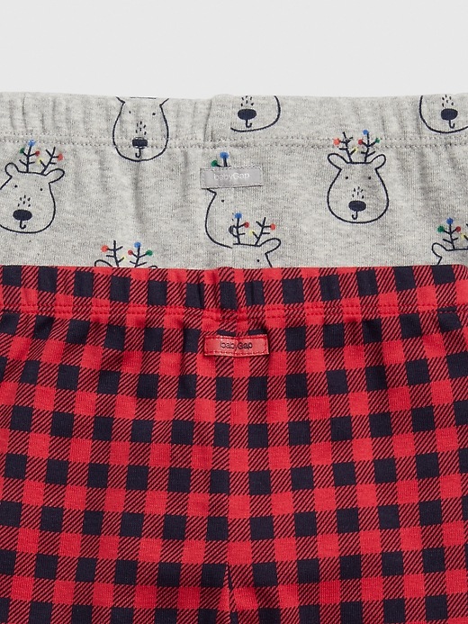 Image number 2 showing, Baby Reindeer Pull-On Pants (2-Pack)