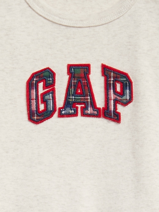 Image number 2 showing, babyGap Plaid Gap Logo PJ Set