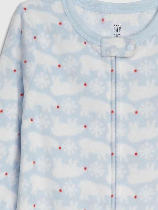 Image number 2 showing, babyGap Bear PJ Footed One-Piece