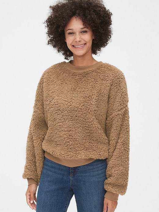 Image number 9 showing, Sherpa Crewneck Sweatshirt