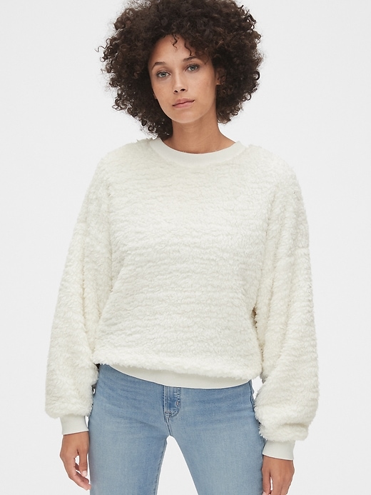 View large product image 1 of 1. Sherpa Crewneck Sweatshirt