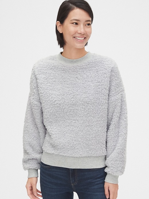 View large product image 1 of 1. Sherpa Crewneck Sweatshirt