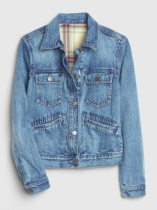 Image number 6 showing, Icon Denim Jacket with Flannel Lining