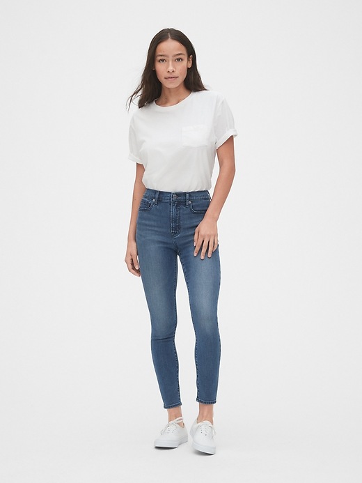 Image number 3 showing, Soft Wear High Rise True Skinny Ankle Jeans with Secret Smoothing Pockets