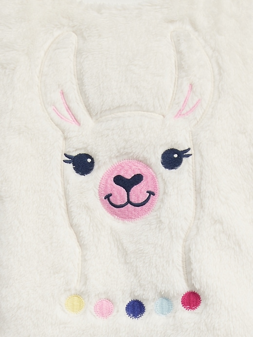 Image number 2 showing, babyGap Llama Fuzzy PJ Set