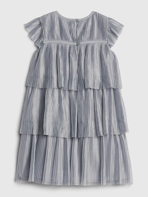 Image number 2 showing, Toddler Pleated Tulle Dress