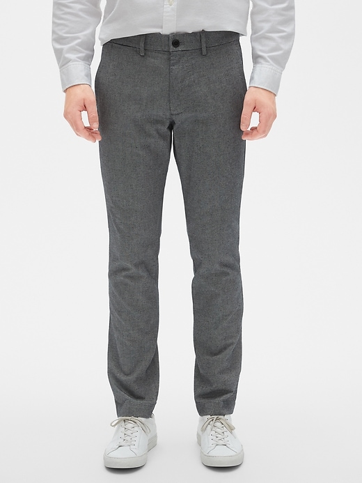 View large product image 1 of 1. Brushed Twill Pants in Skinny Fit with GapFlex
