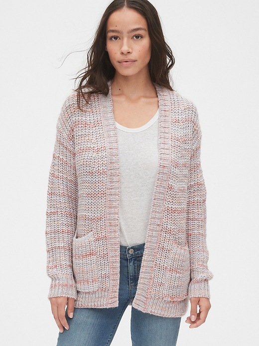 Image number 1 showing, Open-Front Cardi Sweater