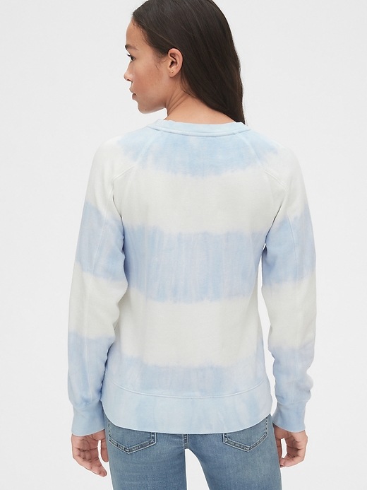 2 of 8 showing, with the color blue tye dye of product Vintage Soft Sweatshirt