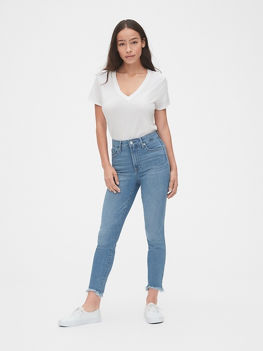 Image number 3 showing, High Rise Curvy True Skinny Ankle Jeans with Secret Smoothing Pockets