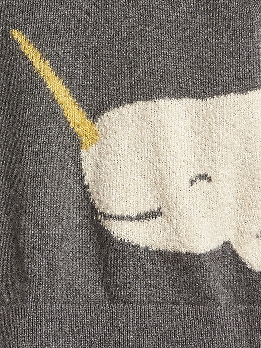 Image number 3 showing, Baby Narwhal Sweater
