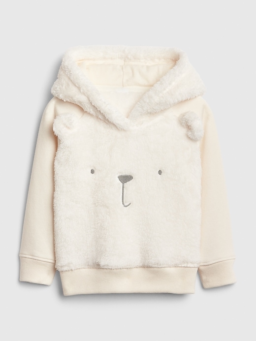 Image number 1 showing, Baby Brannan Bear Sherpa Hoodie Sweatshirt