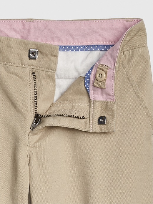 Image number 4 showing, Kids Uniform Straight Chinos with Gap Shield