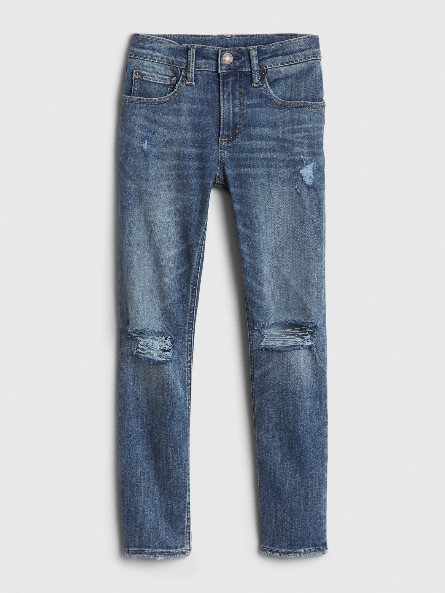 Kids Distressed Skinny Jeans with Washwell™