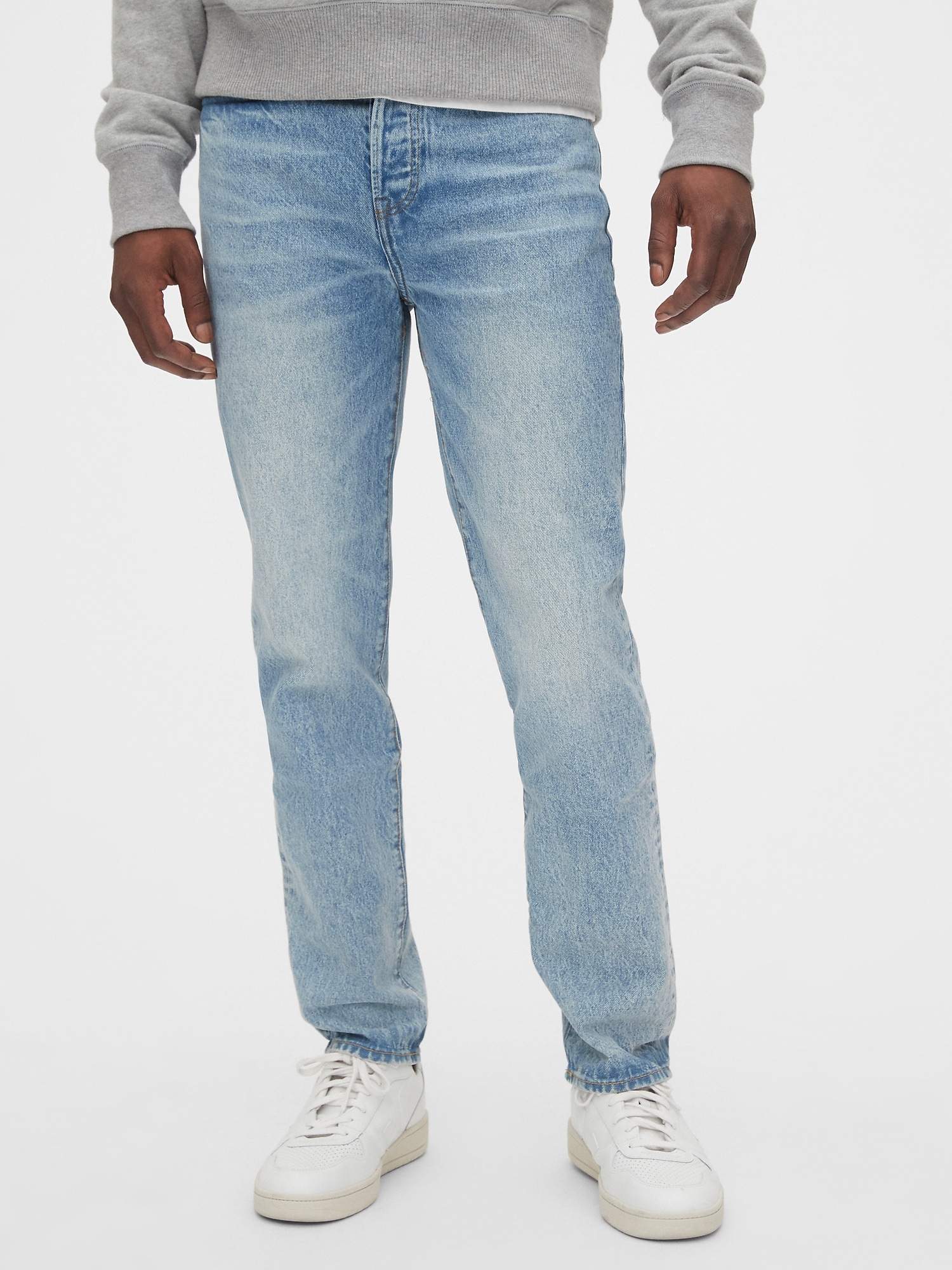 taper in jeans