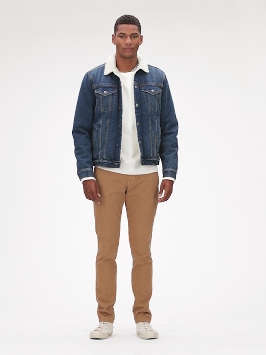 gap classic khakis men's