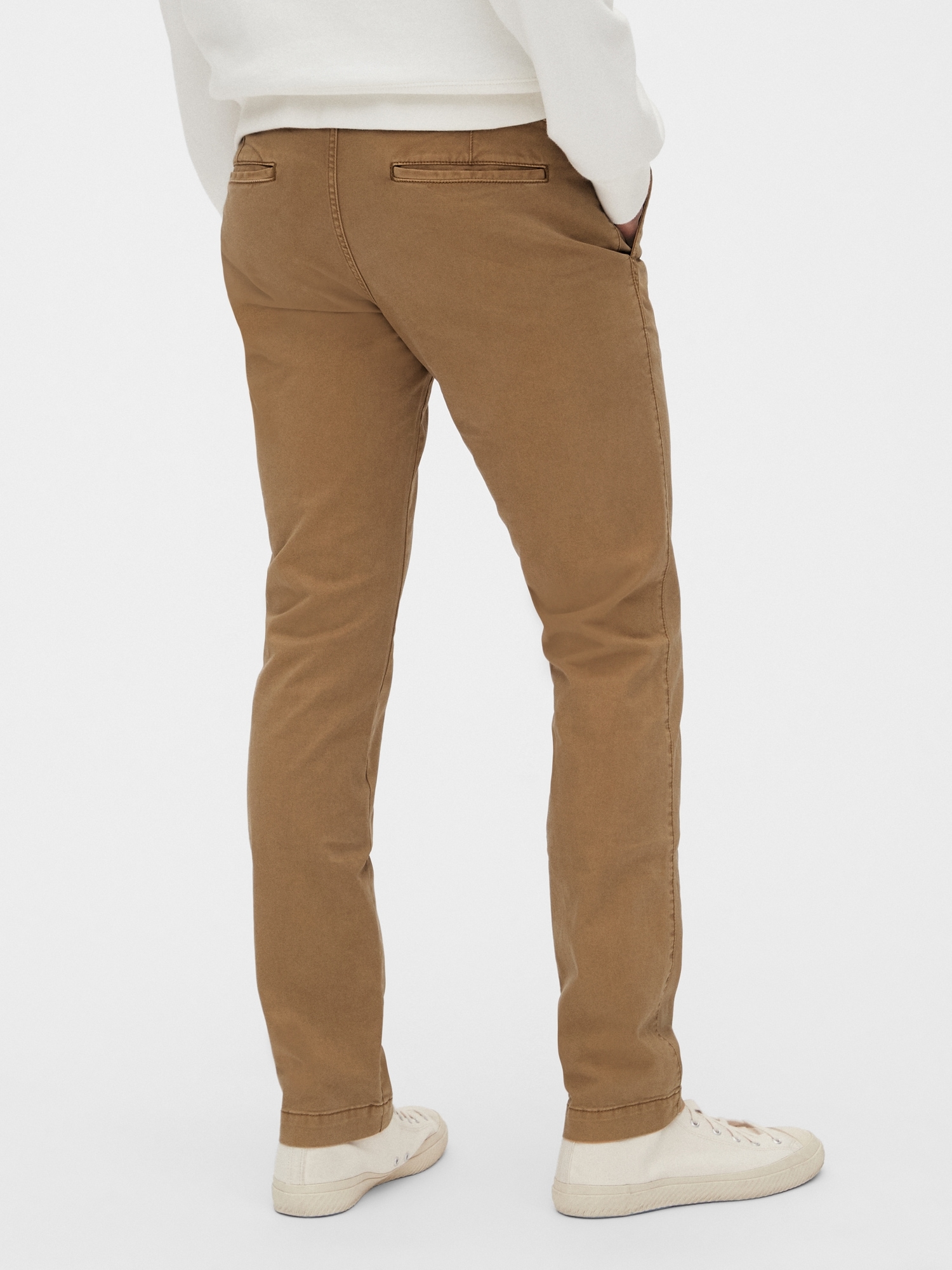 gap straight stretch khakis