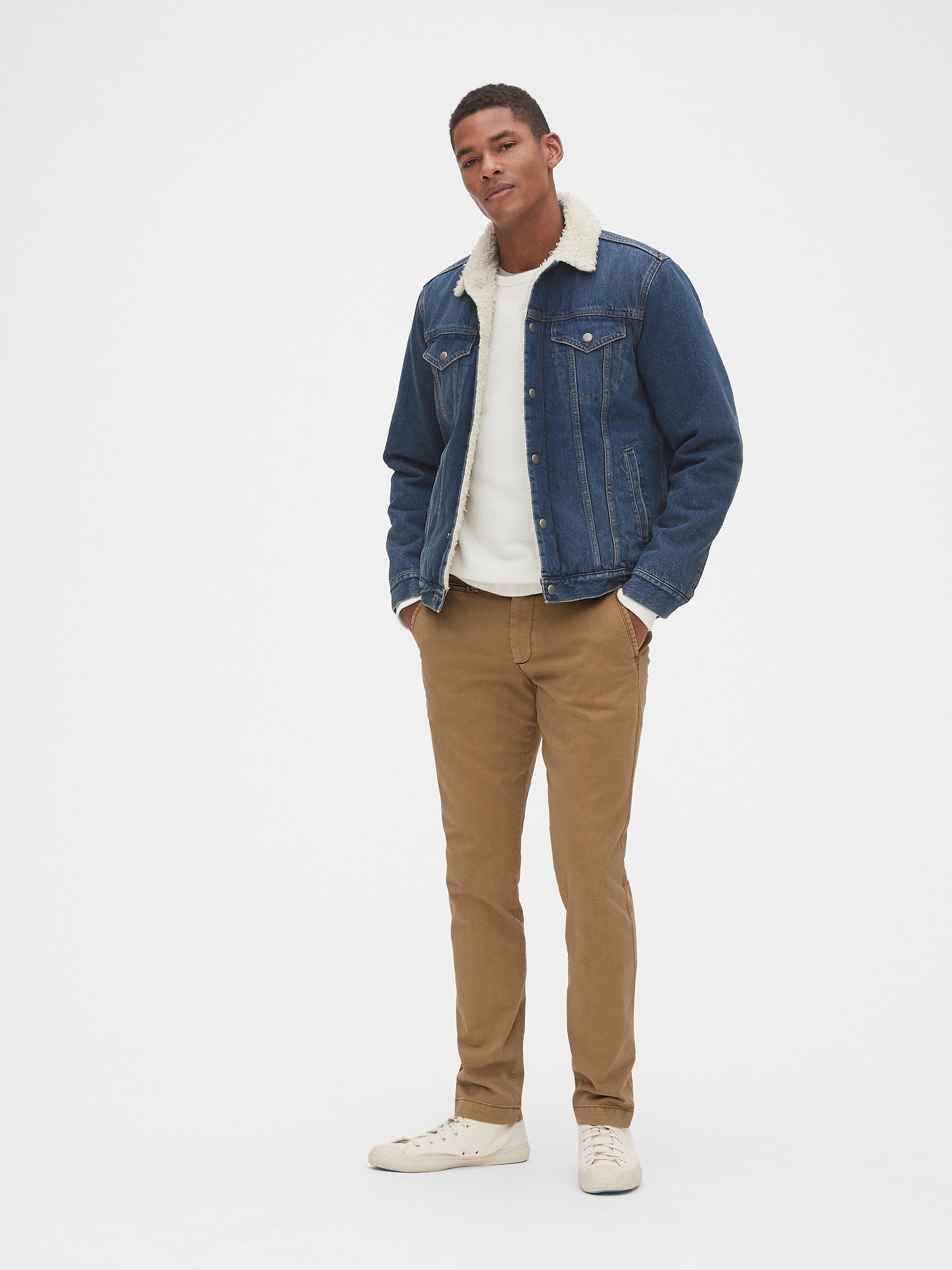 gap skinny fit khakis