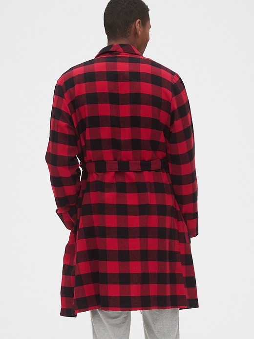 Image number 2 showing, Flannel Robe