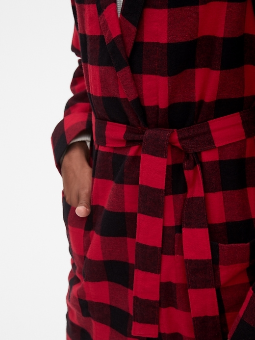 Image number 4 showing, Flannel Robe