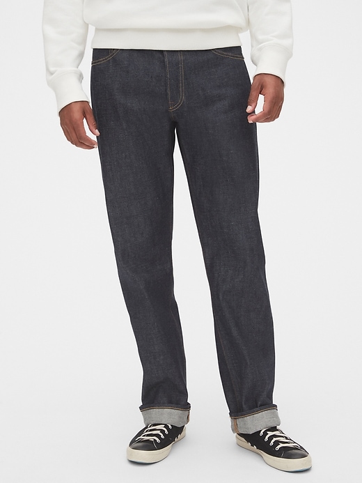 Image number 1 showing, Buckle-Back Selvedge Standard Fit Jeans