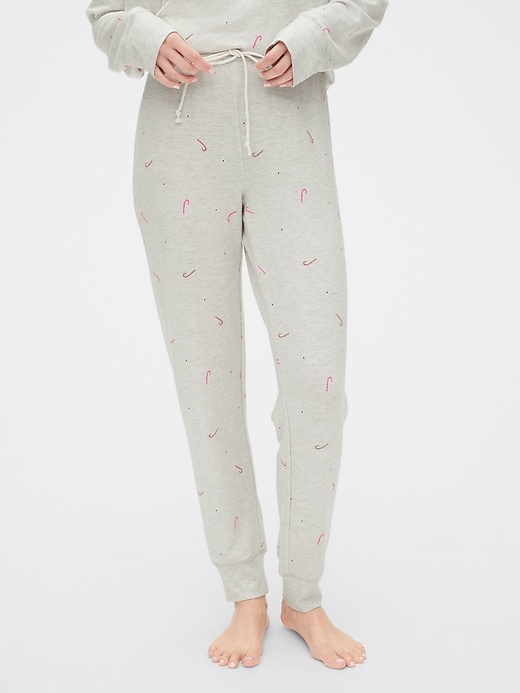 Image number 3 showing, Supersoft Terry Print Joggers