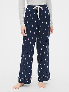 gap flannel pj pants