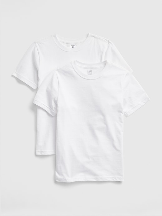 View large product image 1 of 1. Kids Short Sleeve Undershirt (2-Pack)
