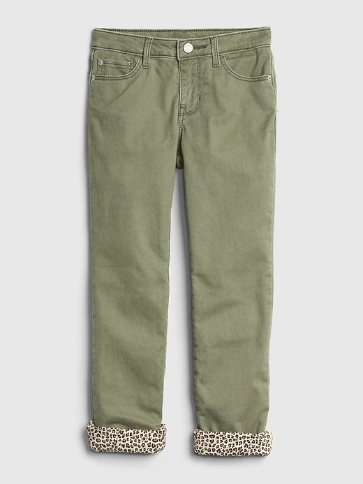 gap lined jeans
