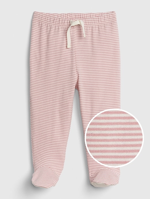 Image number 3 showing, Baby Organic Cotton Footed Pants