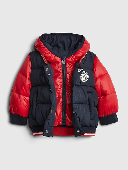 Image number 3 showing, Baby ColdControl Max Varsity Puffer