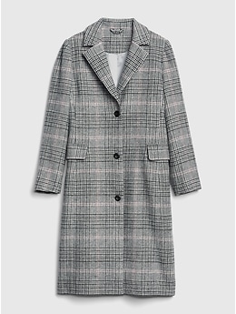 Gap hotsell plaid coat