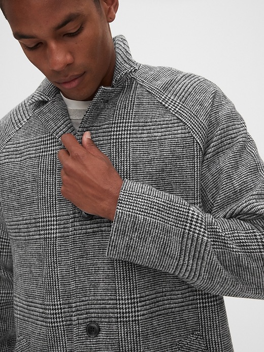Image number 5 showing, Wool-Blend Carcoat