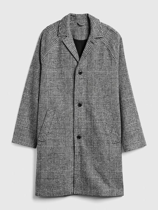 Image number 6 showing, Wool-Blend Carcoat