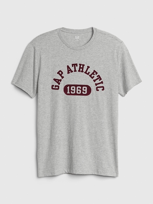 Image number 6 showing, Gap Athletic Logo Crewneck T-Shirt