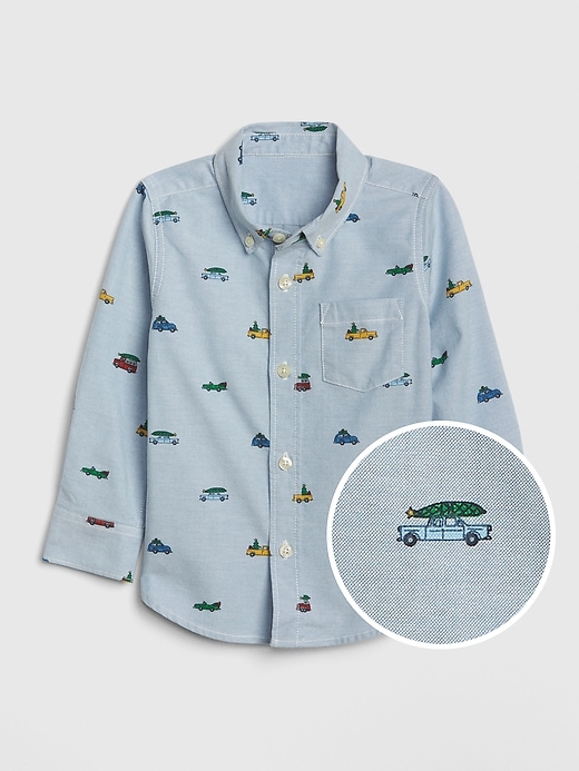 View large product image 1 of 3. Toddler Truck Oxford Shirt