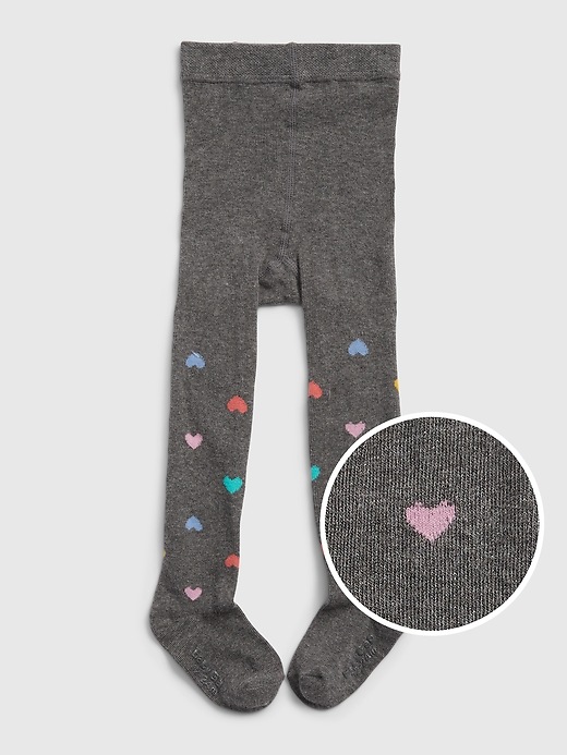 View large product image 1 of 1. Toddler Heart Tights