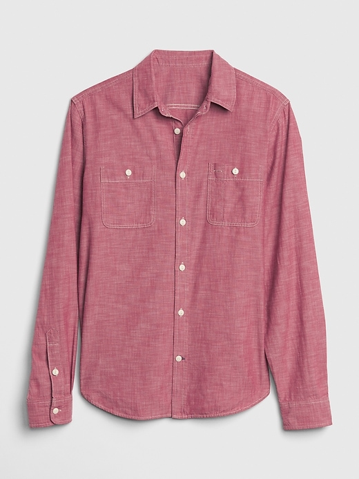 Image number 6 showing, Chambray Shirt