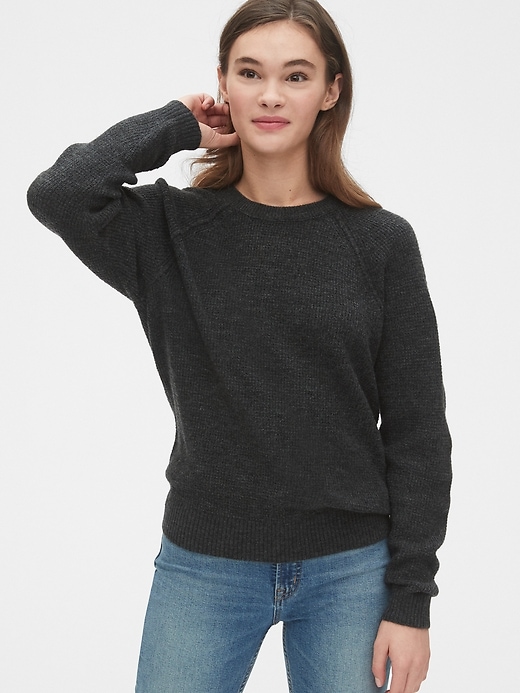 Image number 8 showing, Waffle-Knit Sweater