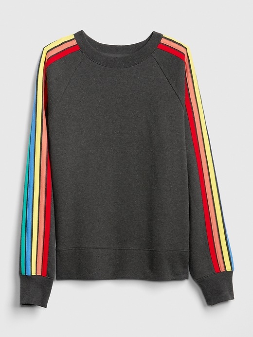 Image number 6 showing, Vintage Soft Side-Stripe Raglan Sweatshirt
