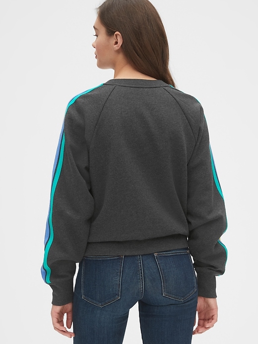 Image number 2 showing, Vintage Soft Side-Stripe Raglan Sweatshirt