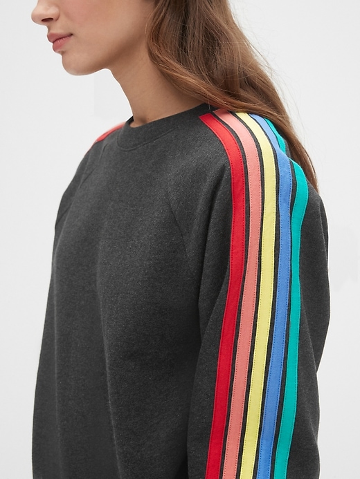 Image number 5 showing, Vintage Soft Side-Stripe Raglan Sweatshirt
