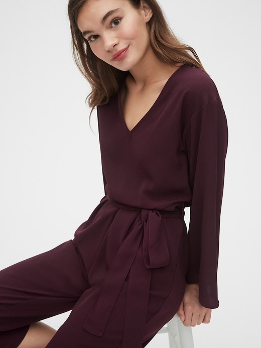 Image number 3 showing, Bell Sleeve Jumpsuit