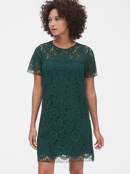 Image number 7 showing, Lace Shift Dress