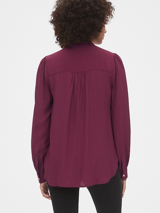 Image number 2 showing, Popover Blouson Sleeve Top