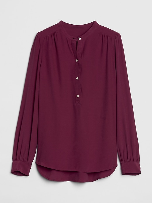 Image number 6 showing, Popover Blouson Sleeve Top